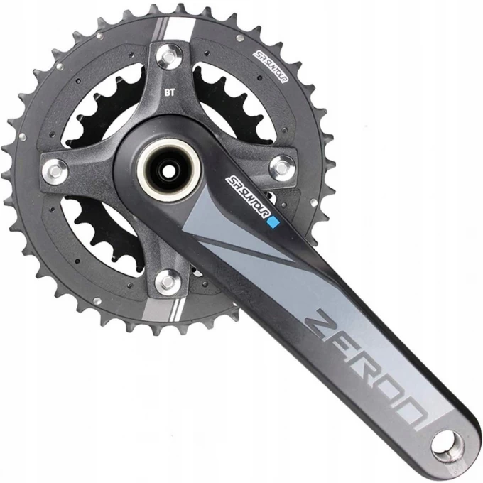 Шатуны SUNTOUR CW18-ZERON 2X AX-BT-D-38-24-PB для BOOST, 38Т/24Т, 170мм, 10 скор, черные 6904 Шатуны SUNTOUR CW18-ZERON 2X AX-BT-D-38-24-PB для BOOST, 38Т/24Т, 170мм, 10 скор, черные 6904